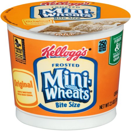 Kellogg's Frosted Mini-Wheats Bite Size Original Cereal 2.5 oz. Cup