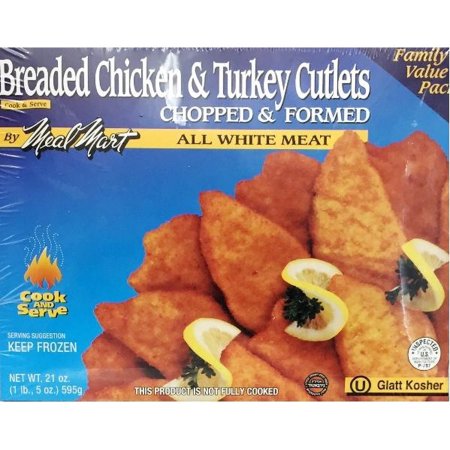 Meal Mart Chicken & Turkey Cutlet 21oz