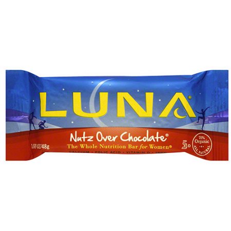 LUNA Nutz Over Chocolate Nutrition Bars