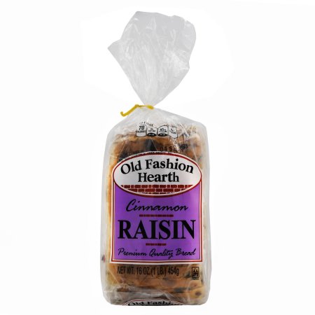 Old Fashion Hearth Cinnamon Raisin Bread