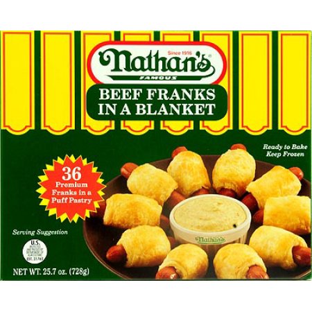 Nathans Nathan's Beef Franks In A Blanket