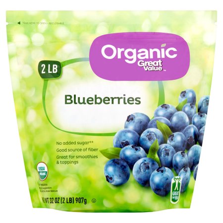 Great Value Organic Blueberries