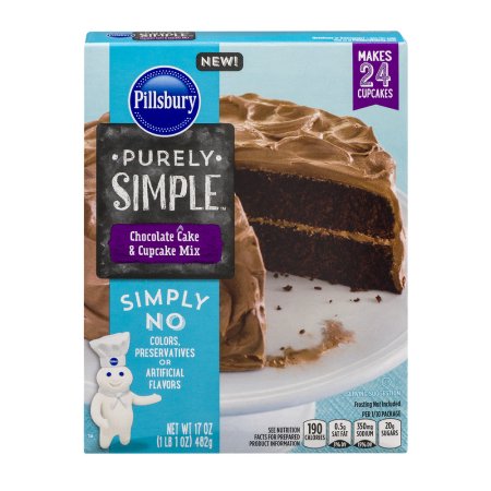 Pillsbury Purely Simple Chocolate Cake & Cupcake Mix