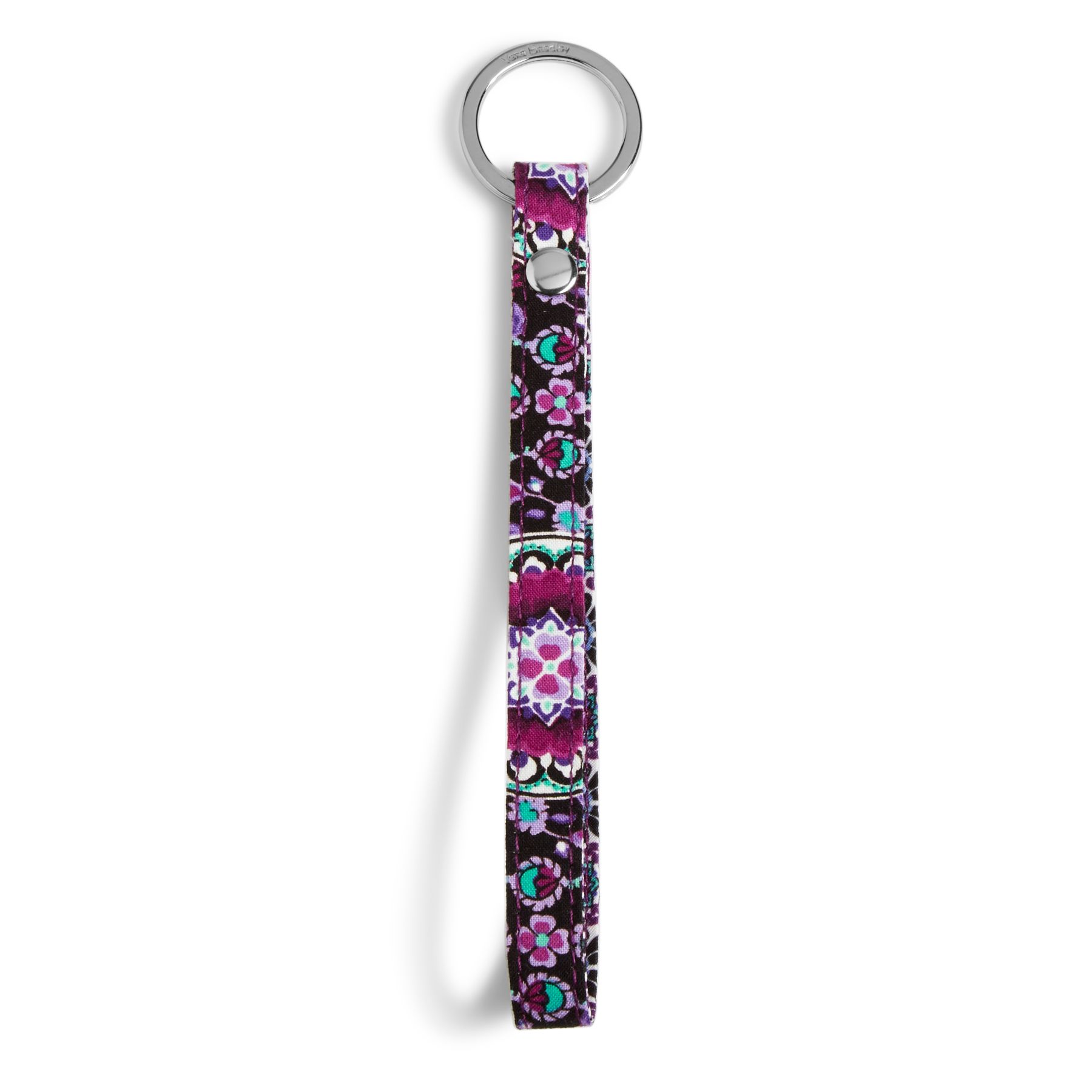 Vera Bradley Iconic In the Loop Keychain in Lilac MedallionIds/Keychains