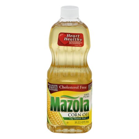 Mazola 100% Pure Corn Oil 24 Fl Oz Plastic Bottle