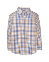 Prep for parties in our checkered plaid shirt. Dapper design features a chest pocket and center back pleat. 100% Cotton Poplin. Shirttail Hem. Center Back Pleat. Chest Pocket. Machine Washable; Imported. Snowy Cottage.
