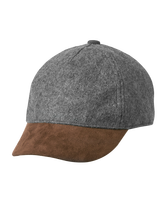 Finish his look with our wool cap. Designed with faux-suede brim and elasticized back. Crown Panels: 48% Wool/14% Nylon/14% Polyester/10% Cotton/8% Acrylic/6% Rayon; Brim: 100% Polyester Faux Suede. Spot Clean; Imported. Snowy Cottage.