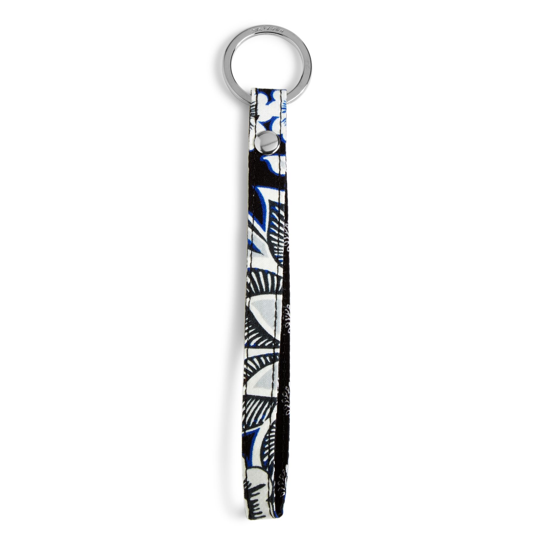 Vera Bradley Iconic In the Loop Keychain in Snow LotusIds/Keychains