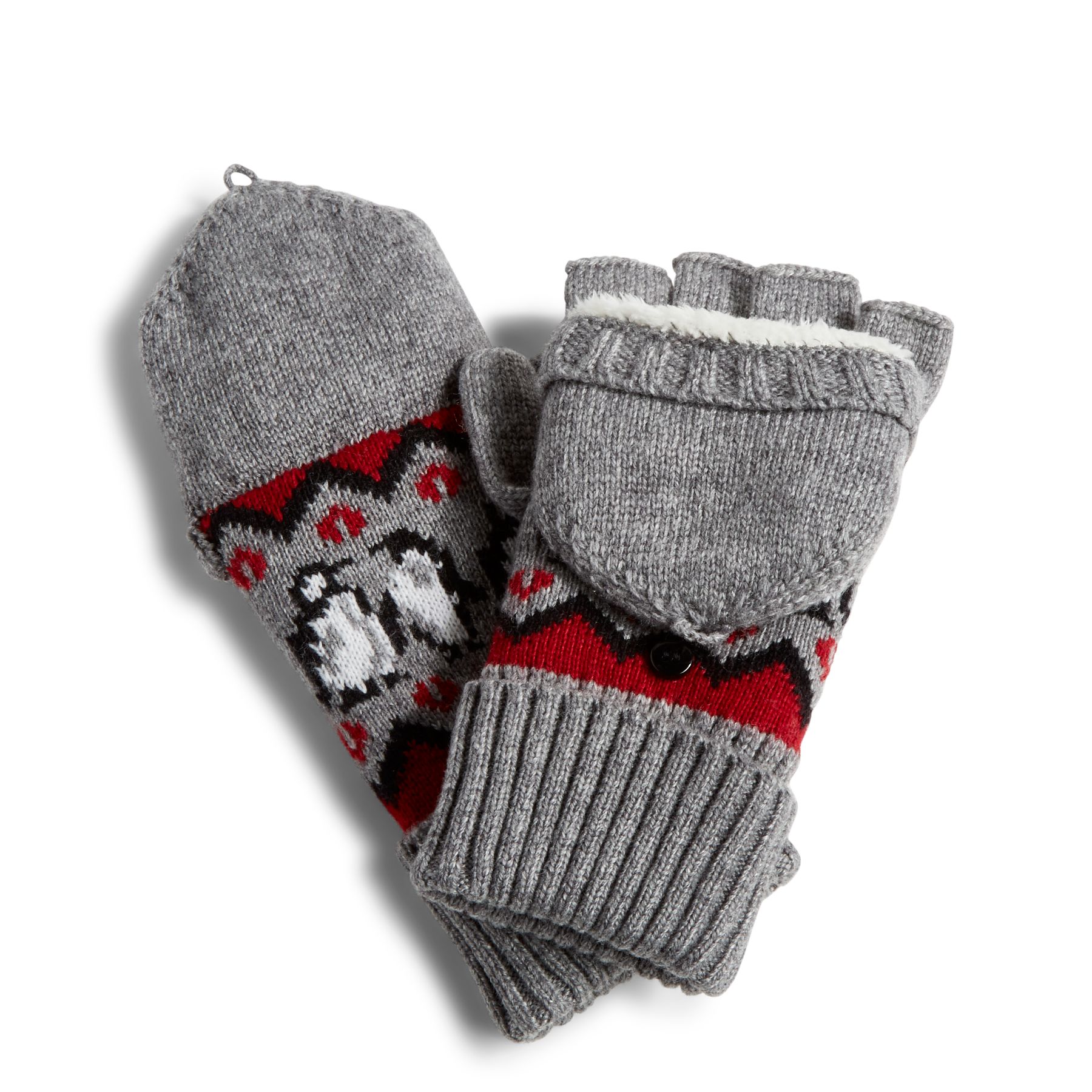 Vera Bradley Cozy Convertible Mittens in Penguins IntarsiaCold Weather Accessories