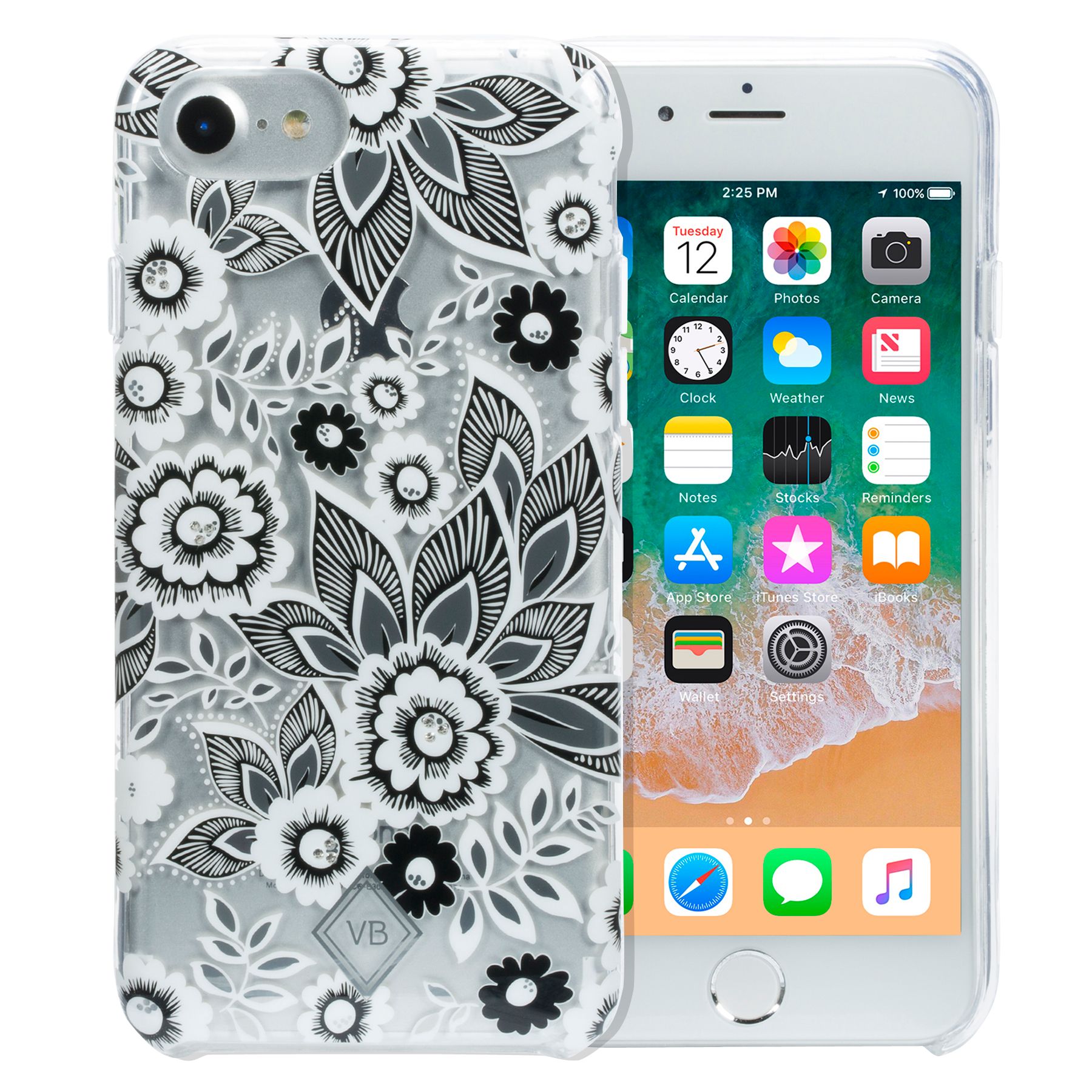 Vera Bradley Flexible Phone Case 6/6S/7 in Snow LotusPhone Accessories