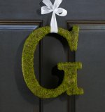 Moss Monogram Letters ~Direct wedding and shower guests to your event with pretty moss monogram letters. Available in an ampersand option and your choice of letters