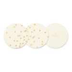 kate spade new york cue the confetti coaster set ~get the party started with this set of 12 coasters by kate spade new york. with classy gold dots