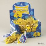 Gelt Milk Chocolatey Coins ~Gelt is great for all those driedel games during Hanukkah! Delicious treat for kids (and the adults!) during the Hanukkah season. each bag contains one 6g coin and three 3g coins