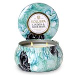 Voluspa - Maison Jardin Linden & Dark Moss 2 Wick Tin Candle ~Voluspa Linden & Dark Moss 2 Wick Tin Candle (formerly Linden Blond Tabac) is an aromatic mix of linden branch and linden leaf