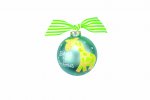 Giraffe Glass Ornament ~Celebrate the birth of a child with this cute Giraffe Ornament. Each ornament is perfectly packaged with a matching gift box and coordinating tied ribbon for easy gift giving and safe storage.