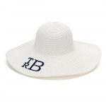 White Adult Floppy Hat ~Fun & Fabulous...the summer must have! Just add $10 for Personalization  White Hat Polyester/Paper Braid One Size Fits Most  Makes a great Swoozie's gift!