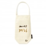 kate spade new york miss to mrs. wine tote ~foldable and festive