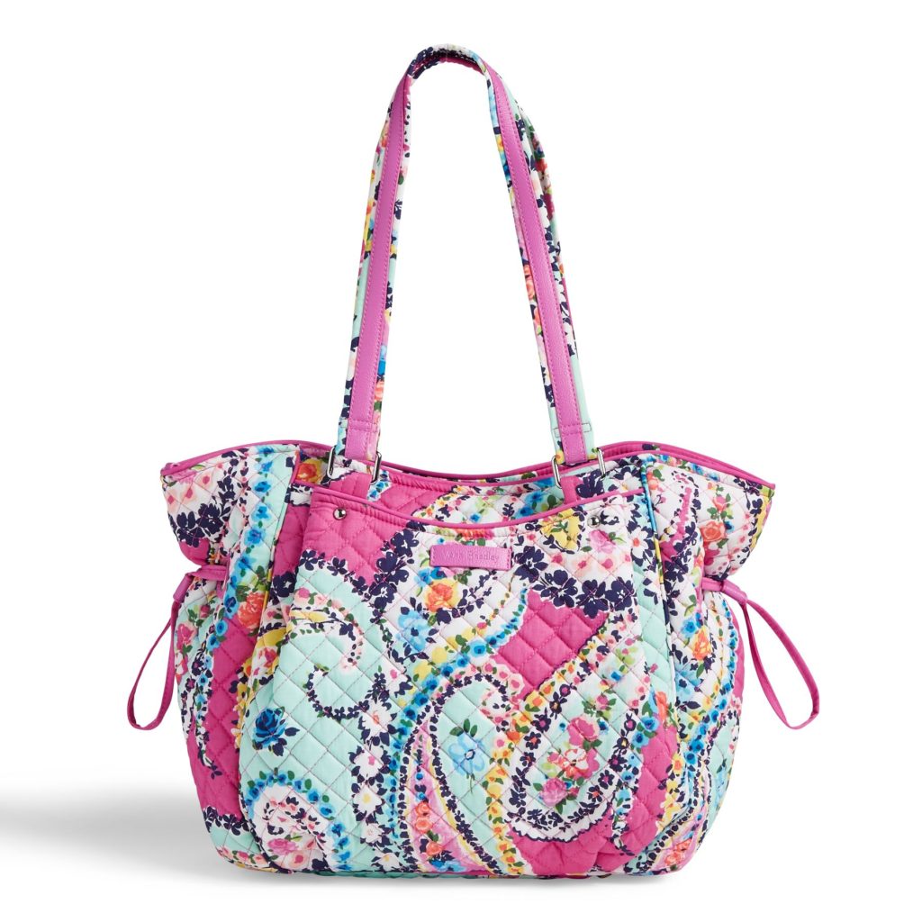 Vera Bradley Iconic Glenna Satchel in Wildflower Paisley - Moms Priority