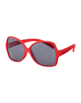 For protection and chic style our tinted sunglasses feature UV lenses and a sturdy frame. Manmade Material. Polyurethane Frame; UV Lenses. Flexible Rubber Arms (Size 0-2 Only). Spot Clean; Imported. Parisian Estate.