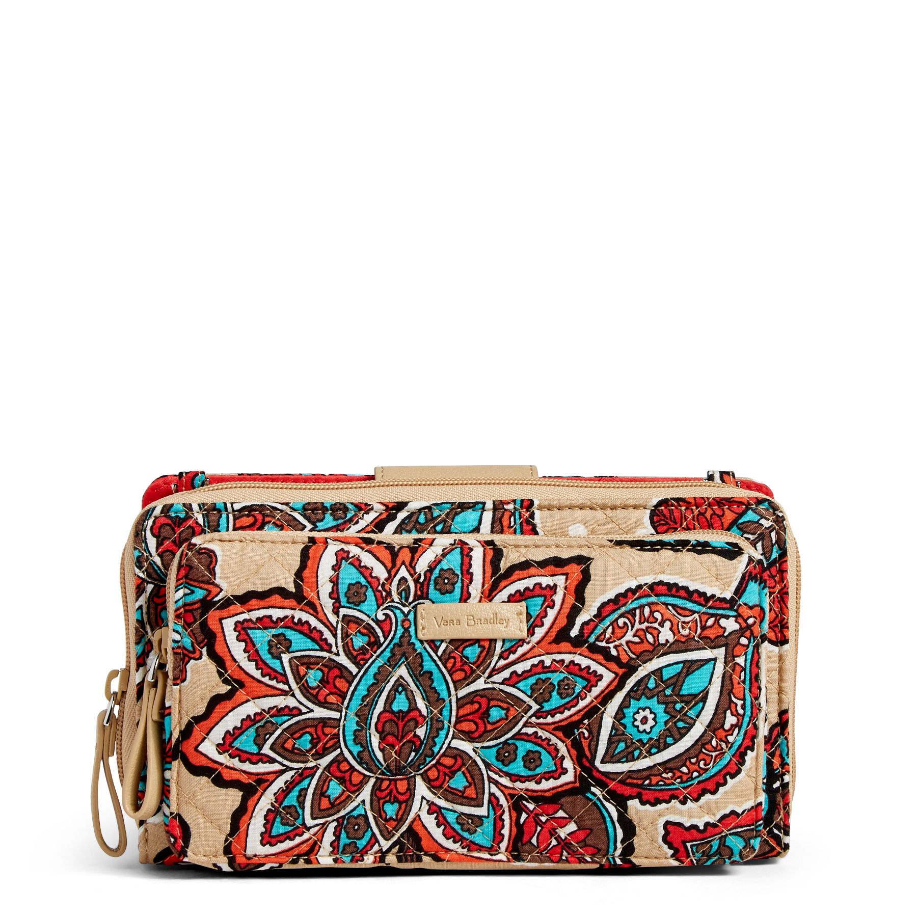 Vera Bradley Iconic Deluxe All Together Crossbody in Desert Floral ...