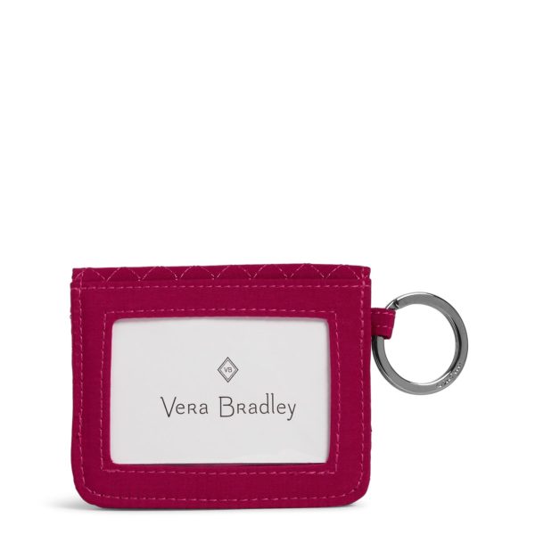Vera Bradley Iconic RFID Campus Double ID in Passion PinkIds/Keychains