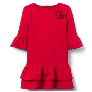 Janie and Jack Christmas girls dress