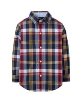 Explore the marina in our light cotton madras shirt. Perfect plaid