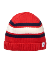 Add an extra touch of warmth with our soft striped sweater beanie. Designed with folded ribbed brim. 100% Combed Cotton. Machine Washable; Imported. Getaway Grove.