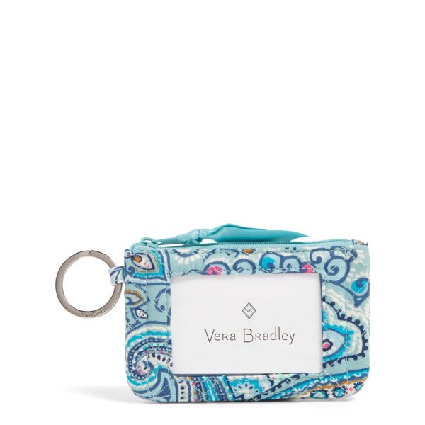 Vera Bradley Iconic Zip ID Case in Daisy Dot PaisleyIds/Keychains