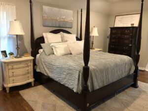 farmhouse remodel master bedroom after