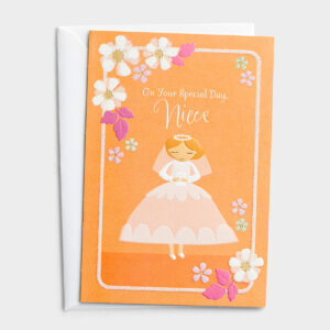 Communion - Niece - Special Day - 1 Premium Card Cover:On Your Special Day