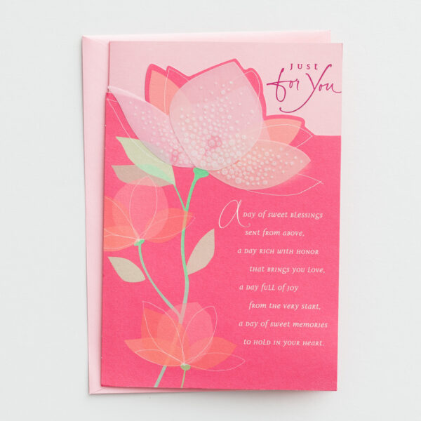 Mother's Day - Just for You - 3 Premium Cards Bless and encourage a special mother by sending her this lovely