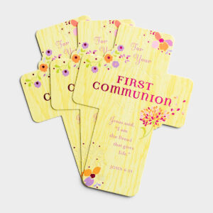 Communion - The Joy She Brings - 3 Premium Cards Cover:For Your First CommunionJesus said