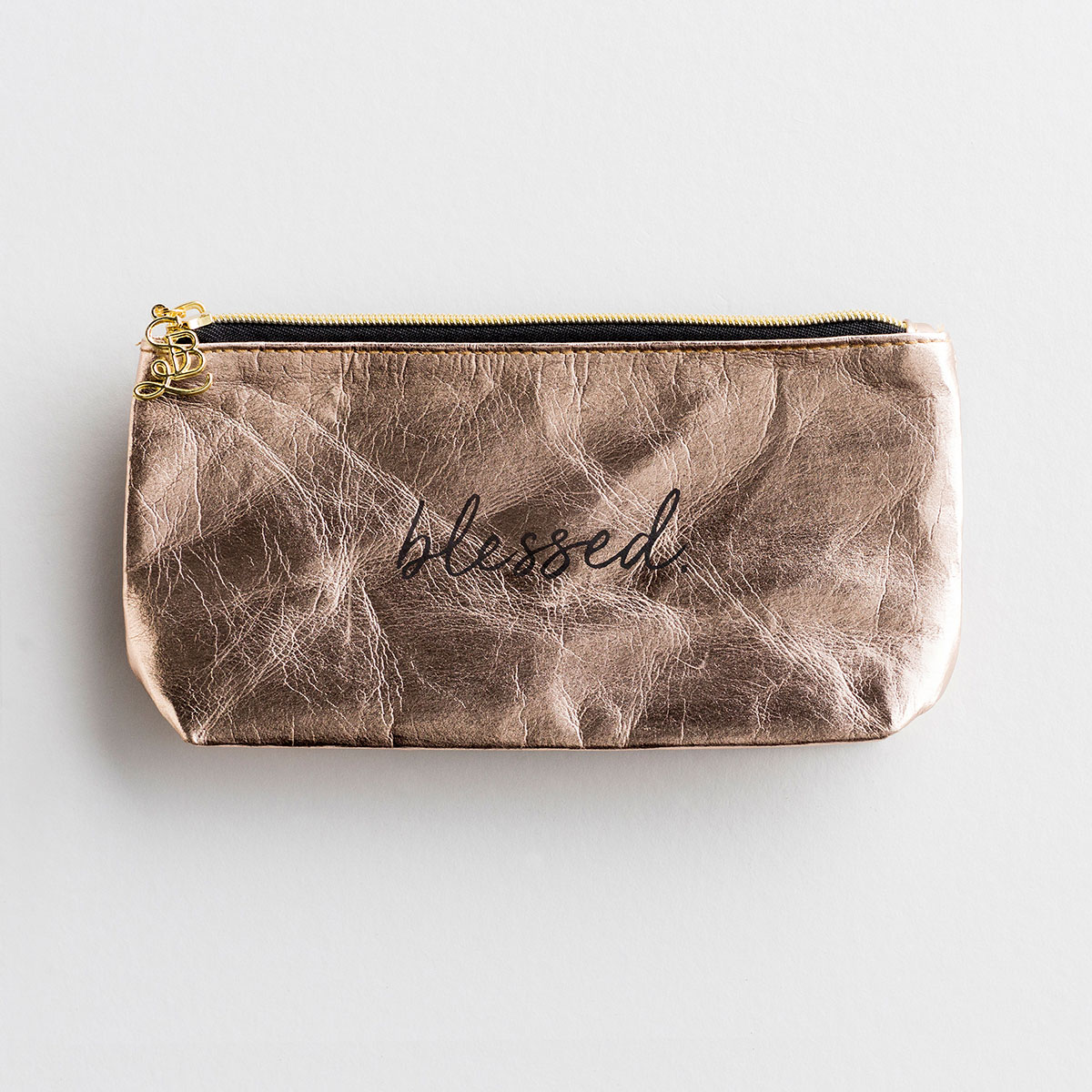 rose gold clear purse