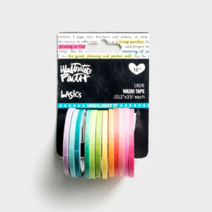 Illustrated Faith - Highlight It - 12-Piece Ultra-Thin Washi Tape Bundle This ultra-thin