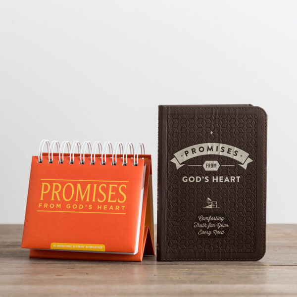 Promises from God's Heart - Devotional & Perpetual Calendar Gift Set In this devotional book