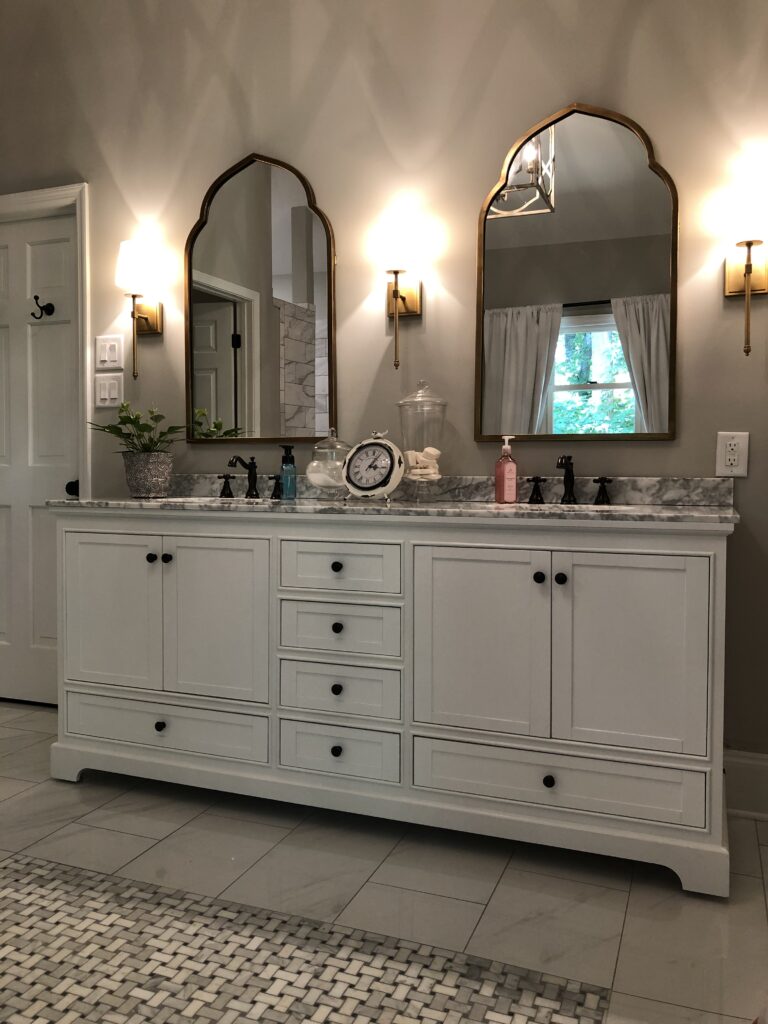 elegant master bath